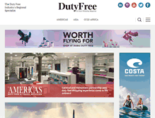 Tablet Screenshot of dutyfreemagazine.ca